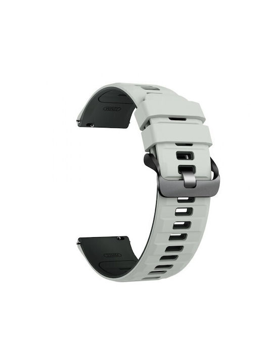 Λουράκι Σιλικόνης Λευκό (Amazfit Bip 6)