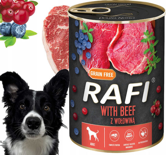 Rafi Wet Dog Food Diet With Beef Grain-Free 400gr
