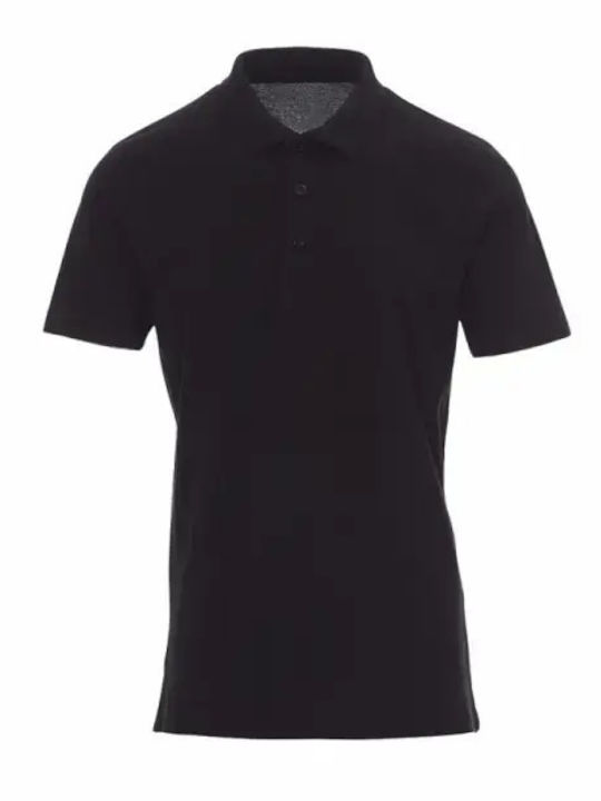 Polo Short Sleeve T-Shirt 100% Cotton Black Polo Short Sleeve T-Shirt 100% Cotton Black