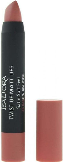 Isadora Twist-up Matte Cream Lipstick 49 Bare 'n Beautiful 3.3 G
