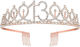 Birthday Party Crown Pink Gold