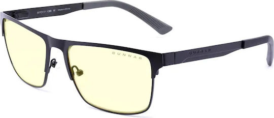 Ochelari De Protecție Împotriva Luminii Albastre Gunnar Pendleton Slate Amber Negru
