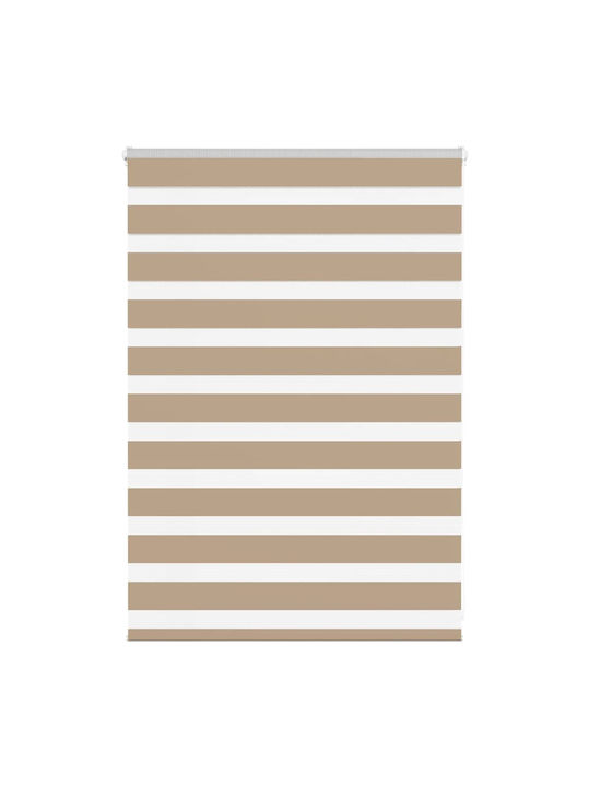 vidaXL Fabric Roller Blind in Brown Colour W105...