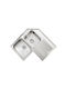 Sanitec Zenith Drop-In Küchenspüle Ecke Inox M83xB83cm Silber