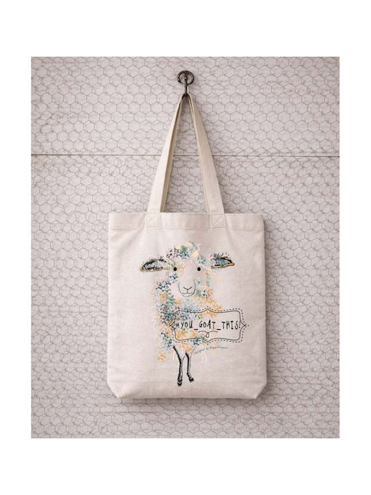 2eggsproject Handgemachte Stofftasche Shopping Tote Bag You Goat Diese Confidence Edition