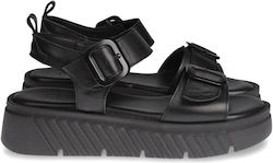Stathatos Shoes Black Sandals