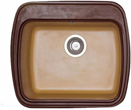 Sanitec Classic 313 Ένθετος Inox Μ58xΠ50cm Granite Sand