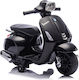 Kids Vespa Licensed Electric 6 Volt Black