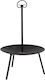 Steel disc grill with detachable legs and handle, diameter 51 cm
