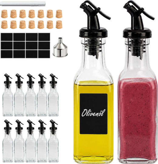 Relaxdays Σετ Λαδόξιδο Γυάλινο με Ροή 150ml