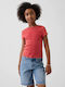 Kids Top Short-sleeved Modern Red