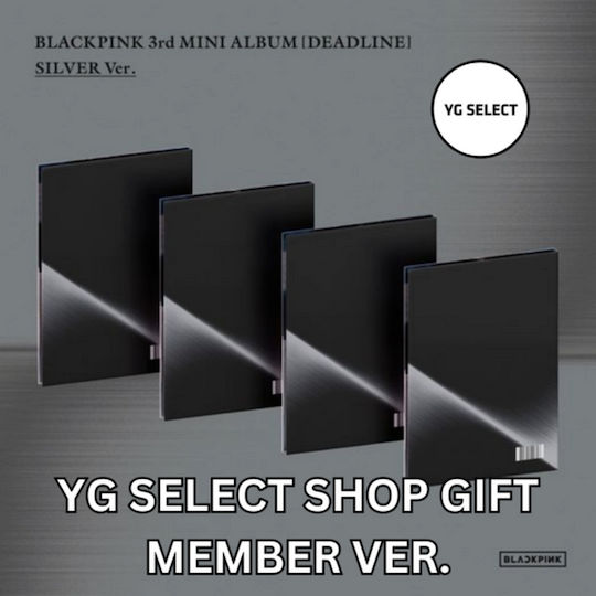 Blackpink Deadline Silver Ver Yg Select Shop Gift Member Ver Rose K-pop Album