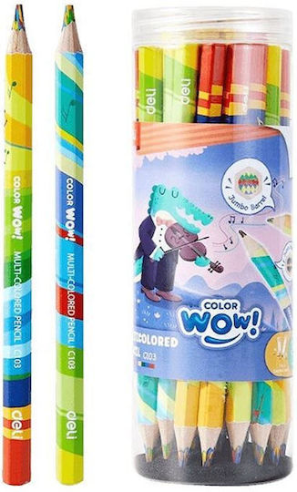 Deli Ξυλομπογιά Πολύχρωμη Color Wow Ec103