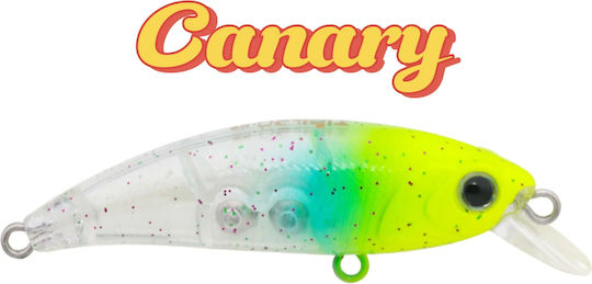HanFishing Zipir Τεχνητό Δόλωμα Ψαράκι (Minnow) 5εκ./4.5gr Canary