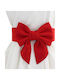 Wide Elastic Women's Red Belt