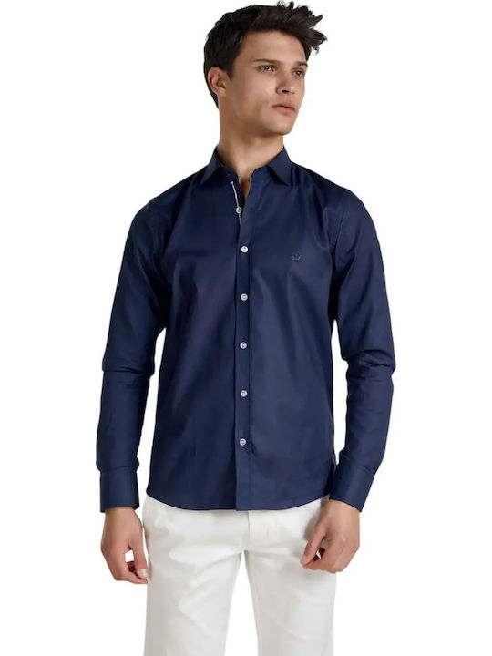 Monte Napoleone Long Sleeve Shirt In Regular Fi...