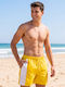 Men's Swimwear Shorts Yellow