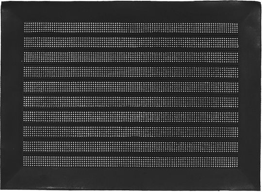 Eurofil Πατάκι Εισόδου από Καουτσούκ Stripe Μαύρο 60x80εκ. 4100350 Μαύρα