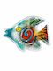 La Belle Maison Decorative Fish Made of Glass D0068 14x11.5cm