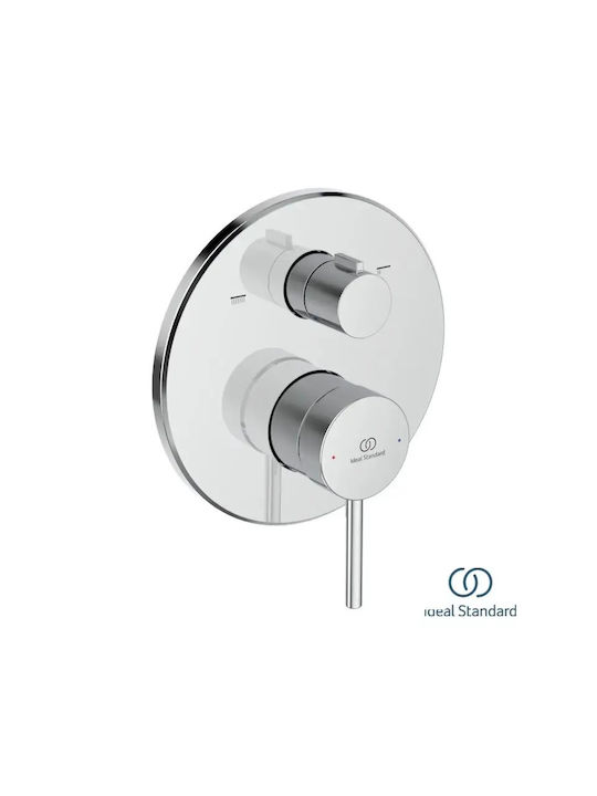 Ideal Standard Mixer Baterie Încastrabilă Pentru Duș 2 Ieșiri Argintiu