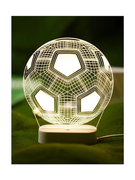 Markadoro Διακοσμητικό Φωτιστικό LED 3D Illusion 3x3εκ.