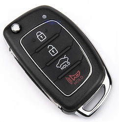 Κέλυφος Αναδιπλούμενου Κλειδιού Hyundai I10 I20 I40 Tucson Santa Fe Ix35 4 Κουμπιά Κέλυφος Αναδιπλούμενου Κλειδιού Hyundai I10 I20 I40 Tucson Santa Fe Ix35 4 Κουμπιά