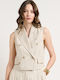 Beige Women's Vest