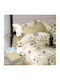 Set Huse Pentru Pilote 200x230cm Dublu Cu 4 Fețe De Pernă Și 1 Cearceaf Gri