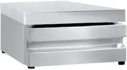 Niki Inox Συρτάρι Καφέ Μονό Π50xΒ60xΥ22cm Niki Inox Συρτάρι Καφέ Μονό Π50xΒ60xΥ22cm
