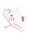 Cerda Kids Umbrella Curved Handle White