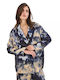 Namaste Damen Blazer Blau