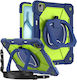 Avizar Husă Rezistentă la Șocuri Ipad Air 13 2024 2025 M4 2026 cu Mâner Stand Verde