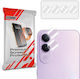 Set 2 Grizzglass Hybridglass Camera Lens Protectors Compatible Vivo V70 Fe Transparent