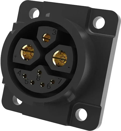 M23 8pin 2+1+5 Waterproof Female Connector