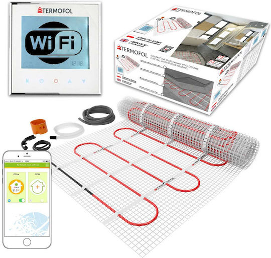 Kit Încălzire prin Pardoseală Termofol 3,0 Mp 150w/mp Termostat Wifi