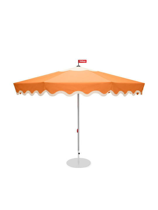 Square Aluminum Garden Parasol Pensol Orange 3.5x3.5m