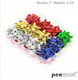 Party Deco Metal Rosettes 24 Pieces
