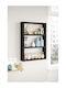 Black Wall Shelves (3 Pieces) 43.2x9x60cm