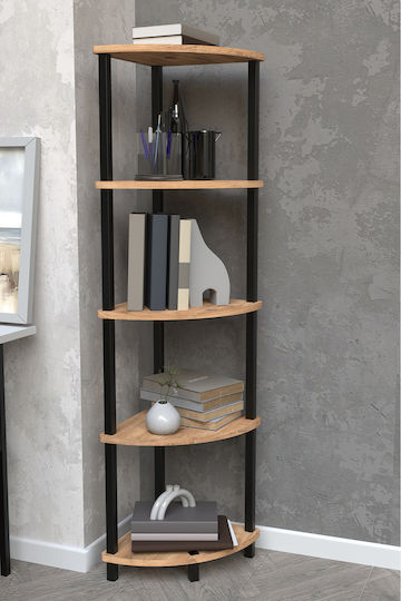 Γωνιακή Βιβλιοθήκη 35x35x145εκ.