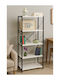 Weißes Bücherregal 60x30x120cm