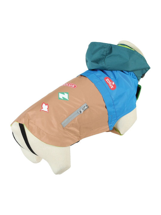 Lalazoo Dog Coat Waterproof Blue With Back Length 65 cm