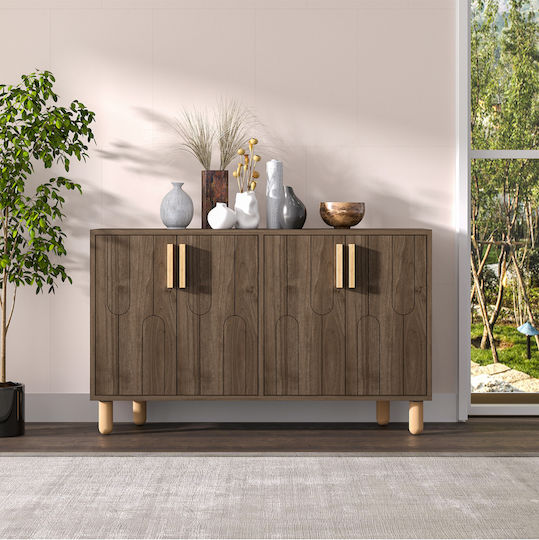Μπουφές Ξύλινος Καφέ 120x30x73cm