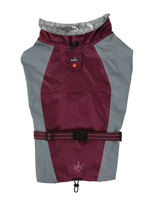 Zolux Windproof Red Dog Coat With 70 cm Back Length