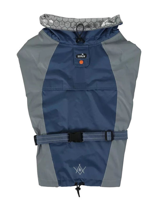 Zolux Haină Pentru Câini Cu Protecție Împotriva Vântului Albastră Cu Lungimea Spatelui 60 Cm