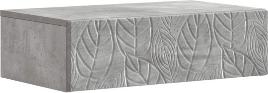 vidaXL Konsolentisch Aus Holz Grau M87,5xB34,5xH17cm