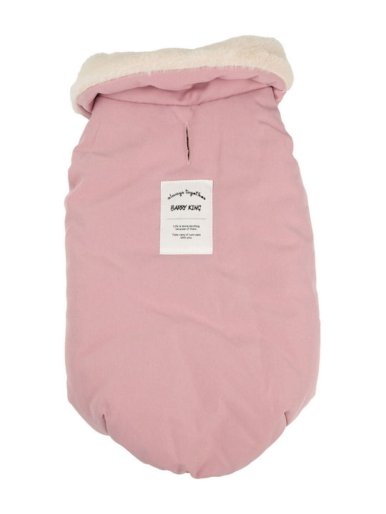 Barry King Hundemantel Rosa 4XL mit Rückenlänge 65 cm