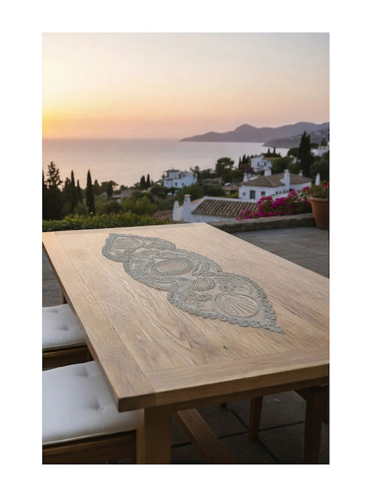 SteweHome Runner with Lace 35x110cm