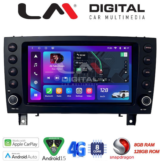 LM Digital Car Audio System for Mercedes-Benz SLK 2004 to 2010 Bluetooth USB Wi-Fi GPS Apple CarPlay Android Auto