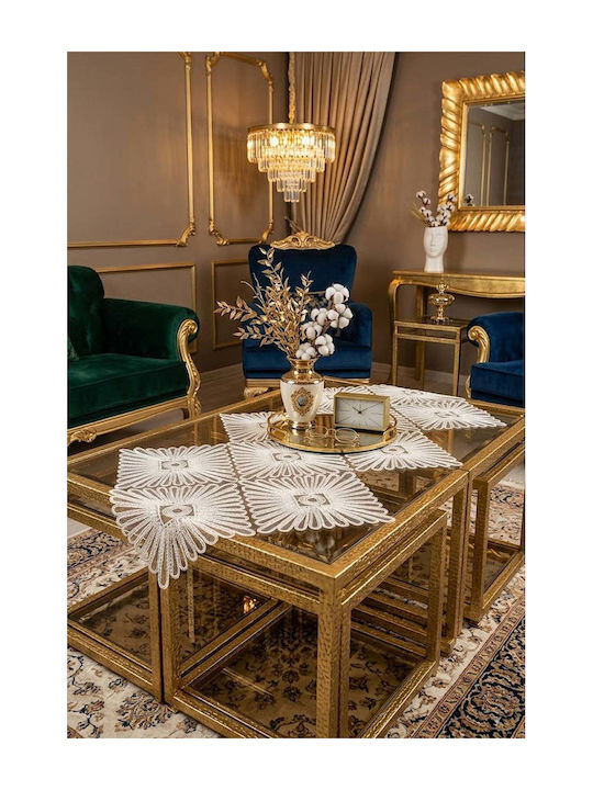 SteweHome Runner With Lace 35x110cm
