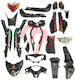 Baotian Kit of Plastic Motorcycle Parts Black